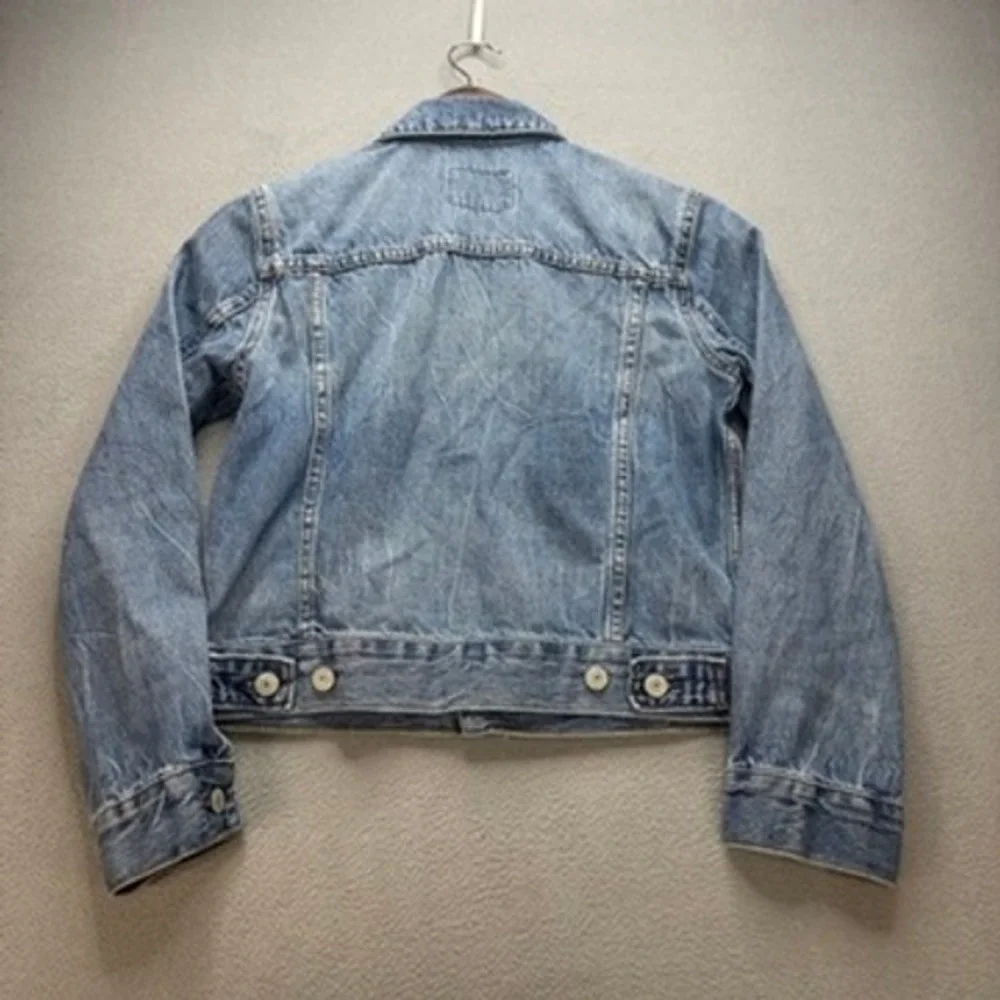 VTG Polo Ralph Lauren Authentic Denim Goods Trucker Jacket Medium 10-12 Classic